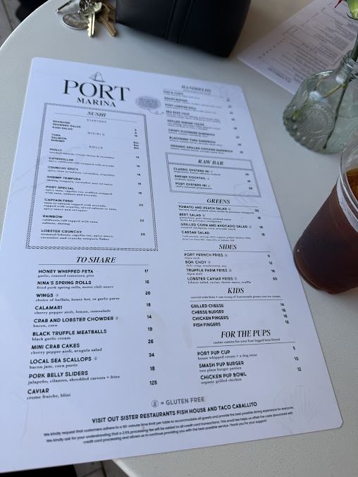Menu Port Marina And Restaurant - 5