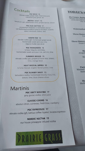 Menu Prairie Grass Cafe - 4