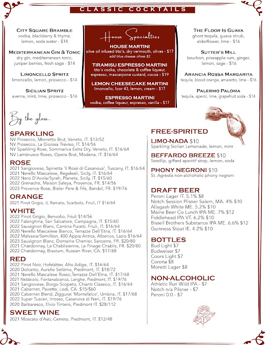 Menu Prima Boston - 0