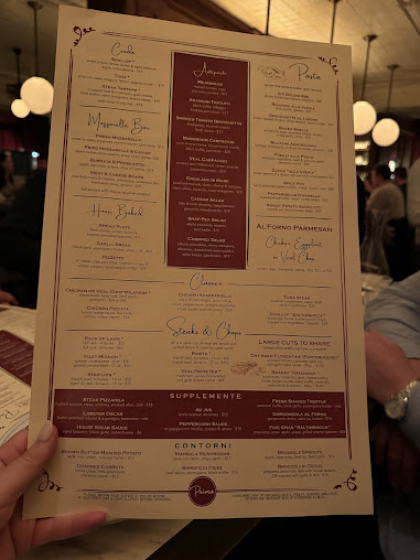 Menu Prima Boston - 2