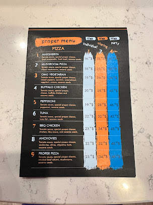 Menu Proper Pizza Chicago - 9