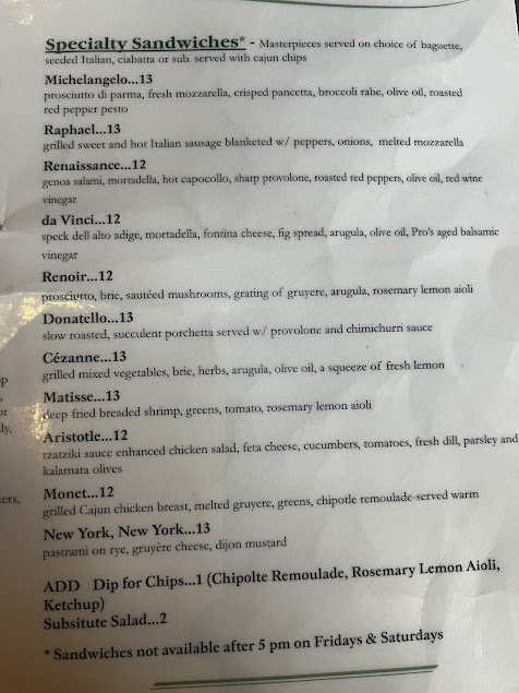 Menu Pro's Epicurean Ristorante - 0