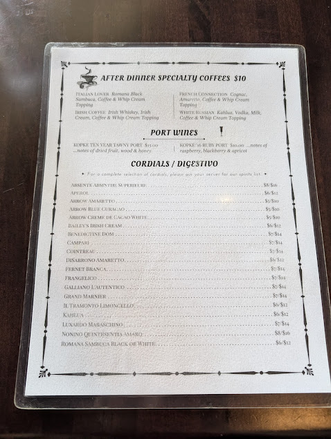 Menu Pro's Epicurean Ristorante - 2