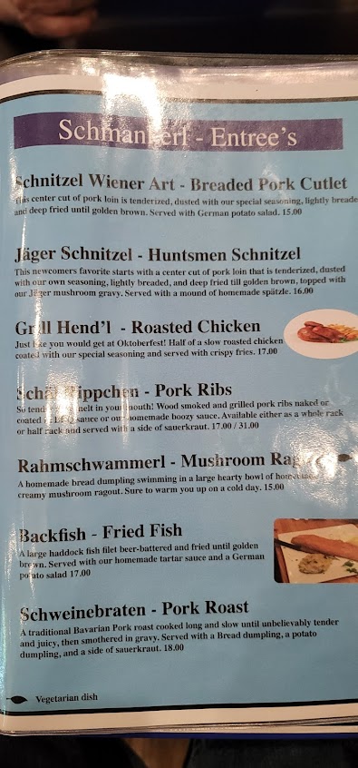 Menu Prost German Restaurant Aberdeen Md - 1