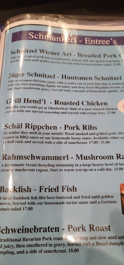 Menu Prost German Restaurant Aberdeen Md - 4