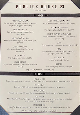Menu Publick House 23 - 1