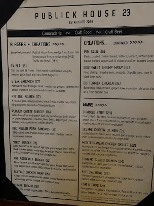 Menu Publick House 23 - 6