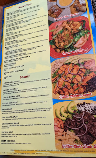 Menu Pueblo Viejo Mexican Restaurant Stetson Hills - 5