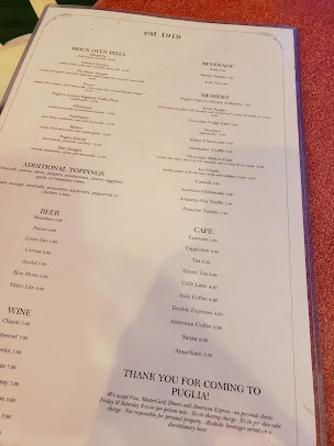 Menu Puglia | Italian - 2