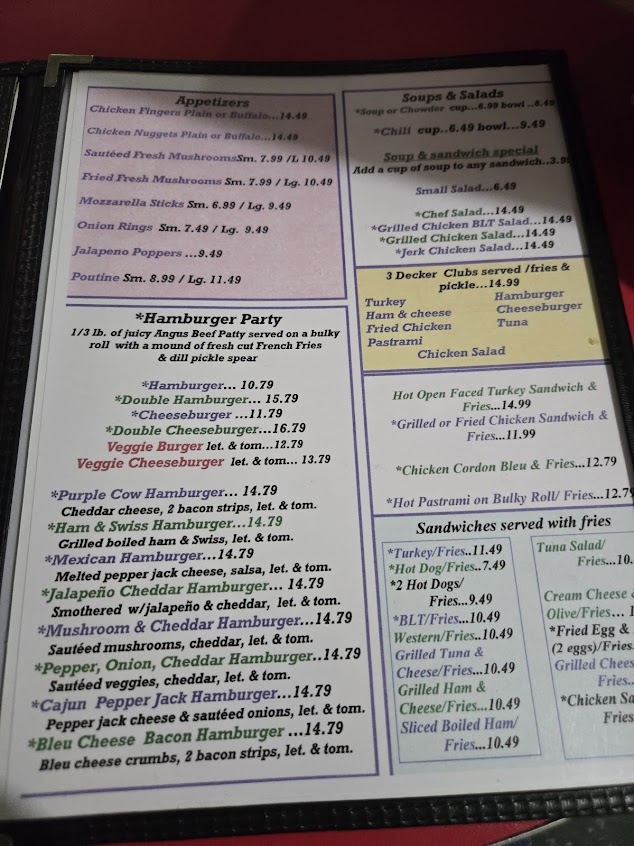 Menu Purple Cow House Of Pancakes - 0
