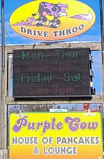 Photo Purple Cow House Of Pancakes - 13