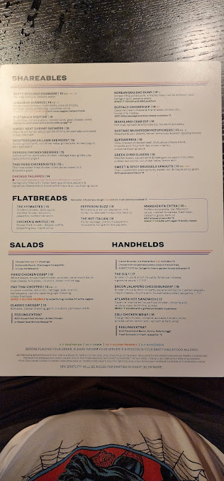 Menu Puttshack - Skokie - 0