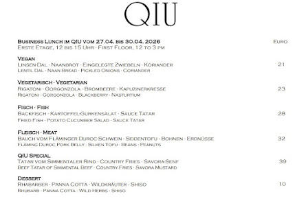 Menu Qiu - Bar & Restaurant - 1