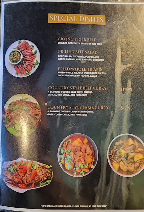 Menu Quality Thai Restaurant - 9