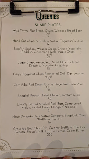 Menu Queenies - 1