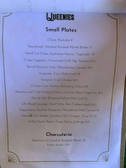 Menu Queenies - 3