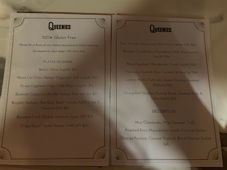 Menu Queenies - 8