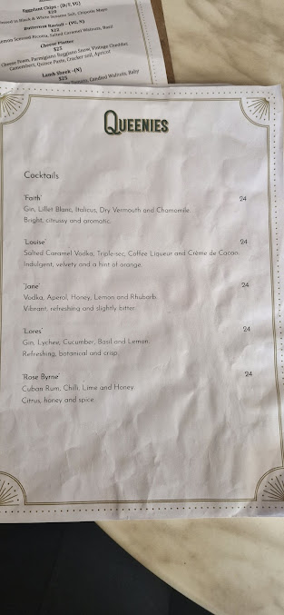 Menu Queenies - 9