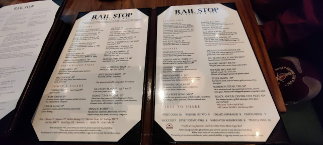 Menu Rail Stop Restaurant & Bar - 1