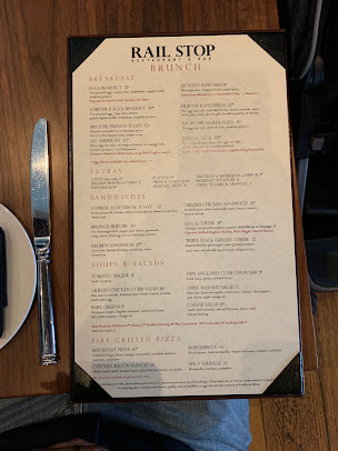 Menu Rail Stop Restaurant & Bar - 7