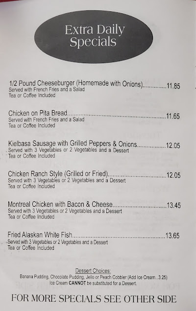 Menu Rainbow Family Restaurant High Point - 5