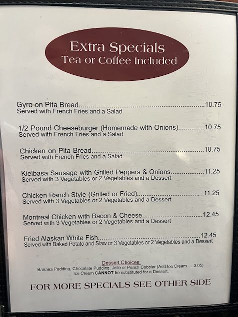 Menu Rainbow Family Restaurant High Point - 9