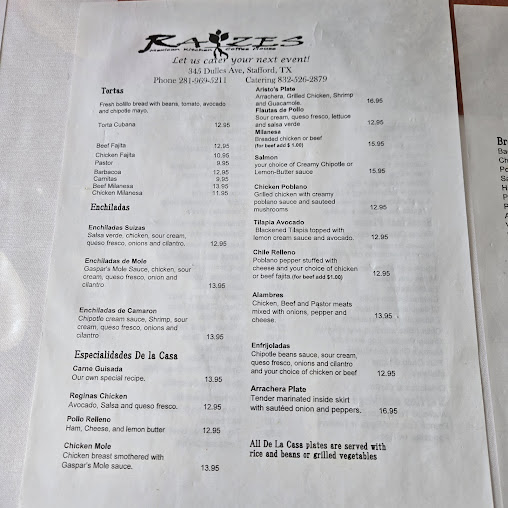 Menu Raizes - 1