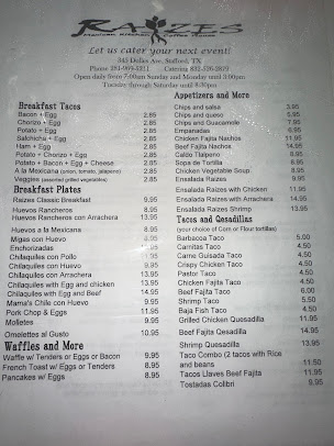Menu Raizes - 8