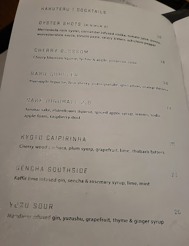 Menu Raku - 1