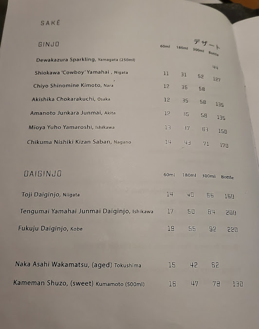 Menu Raku - 9