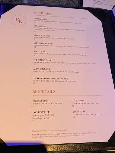 Menu Ramsay's Kitchen By Gordon Ramsay - Boston - 3