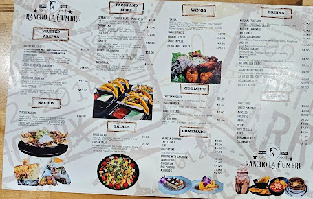 Menu Rancho La Cumbre Latin Food - 4