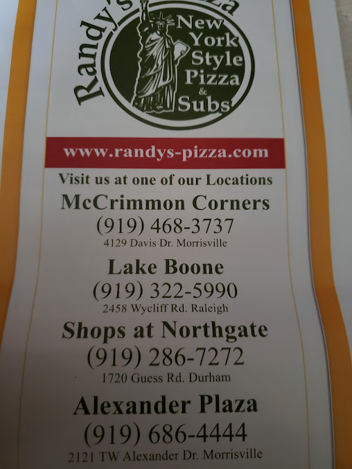 Menu Randy's Pizza - 6