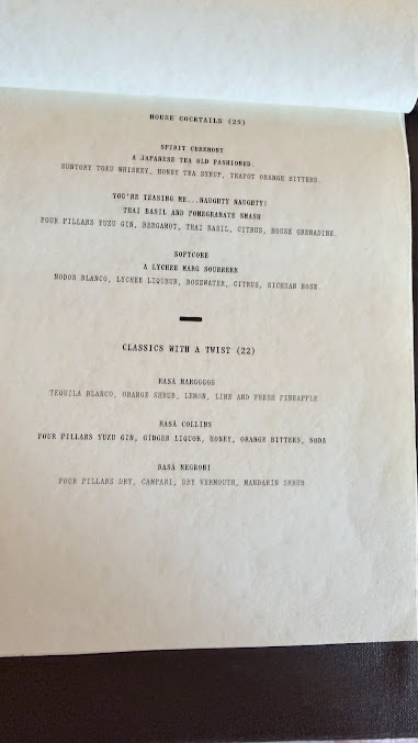 Menu Rasā House - 1