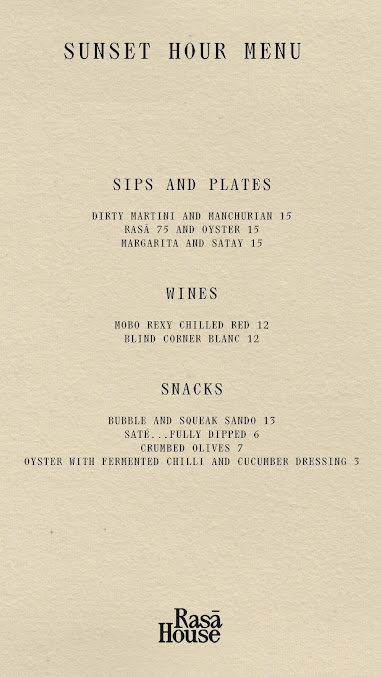 Menu Rasā House - 6