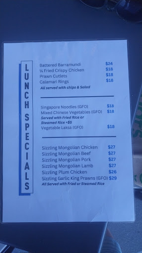 Menu Raymond's At Malua Bay - 0