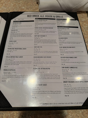 Menu Red Brick Ale House - 0