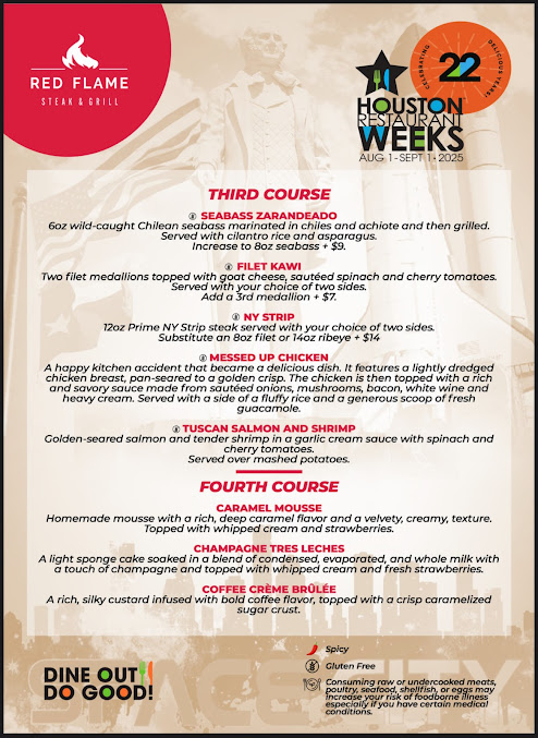 Menu Red Flame Steak & Grill - Best Grill Restaurant - 1