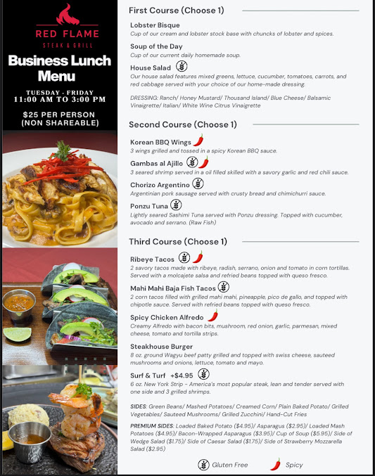 Menu Red Flame Steak & Grill - Best Grill Restaurant - 5