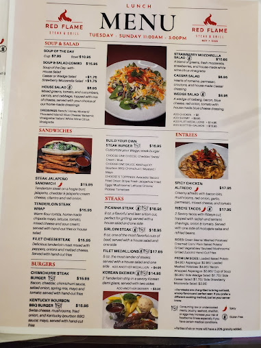 Menu Red Flame Steak & Grill - Best Grill Restaurant - 6