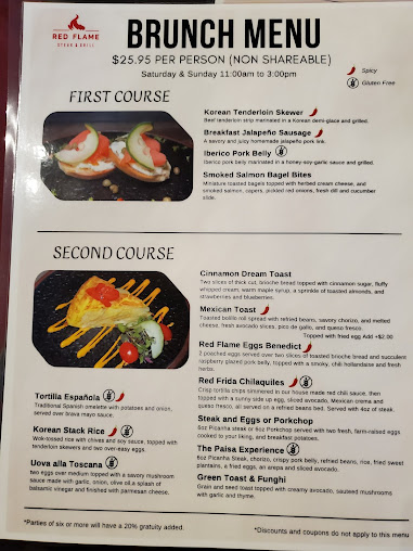 Menu Red Flame Steak & Grill - Best Grill Restaurant - 7