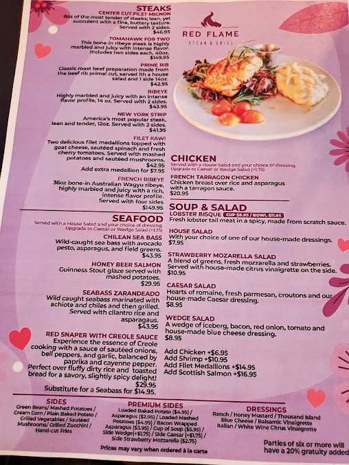 Menu Red Flame Steak & Grill - Best Grill Restaurant - 8