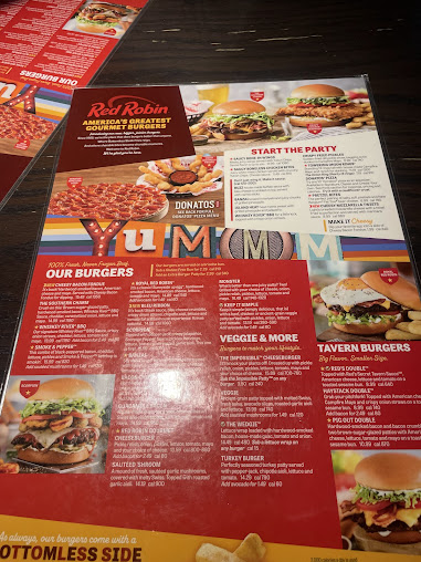 Menu Red Robin Gourmet Burgers And Brews - 7