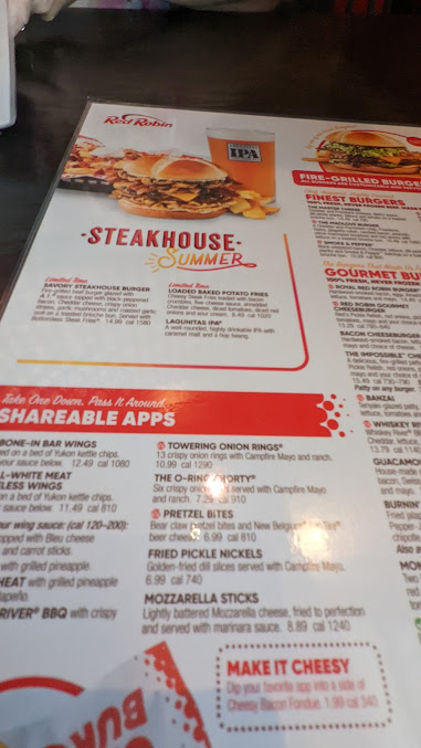 Menu Red Robin Gourmet Burgers And Brews - 15