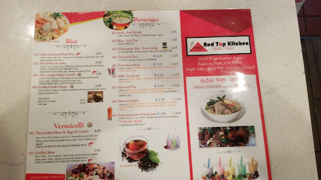 Menu Red Top Kitchen Noodle House - 3