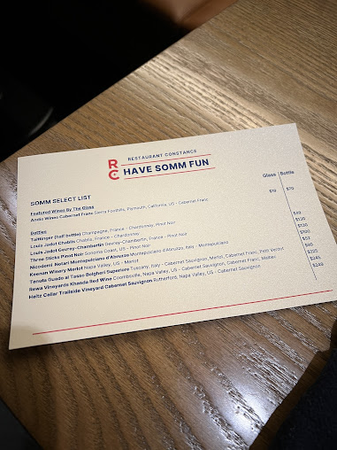 Menu Restaurant Constance - 6