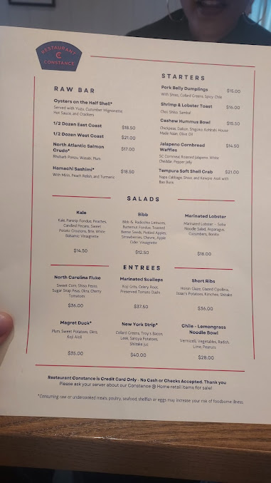 Menu Restaurant Constance - 7