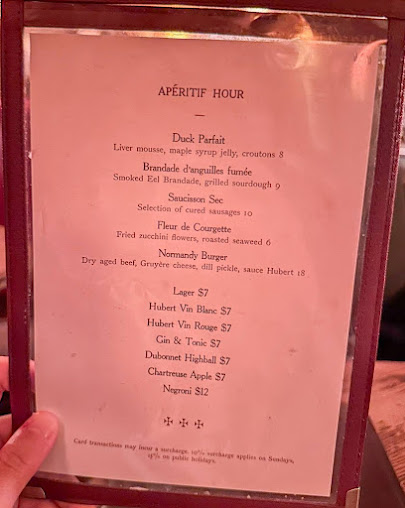 Menu Restaurant Hubert - 2