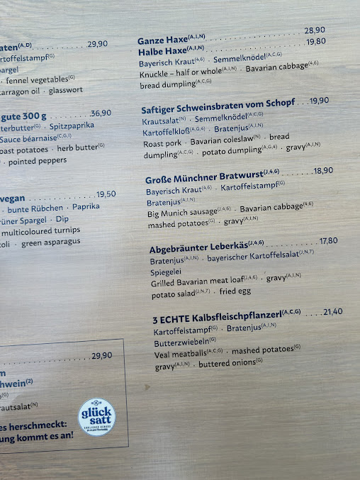Menu Restaurant Maximilians Berlin - 2