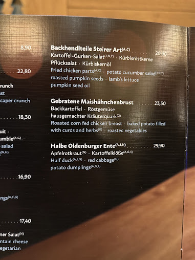 Menu Restaurant Maximilians Berlin - 5